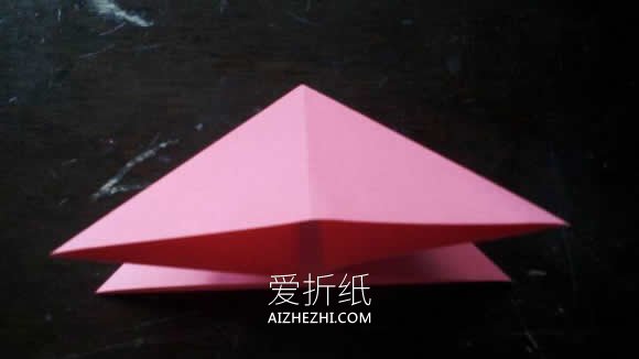 简单卷心玫瑰花怎么折的图解步骤- www.aizhezhi.com
