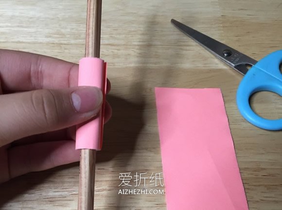 怎么简单折纸笔帽的折法图解教程- www.aizhezhi.com