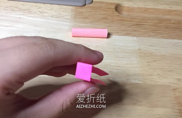 怎么简单折纸笔帽的折法图解教程- www.aizhezhi.com