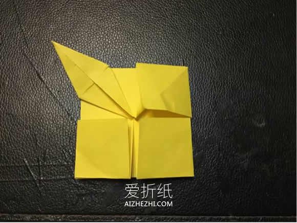 怎么手工折纸桌子、椅子、书包和迷你书图解- www.aizhezhi.com