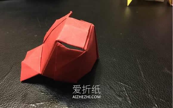 怎么手工折纸桌子、椅子、书包和迷你书图解- www.aizhezhi.com