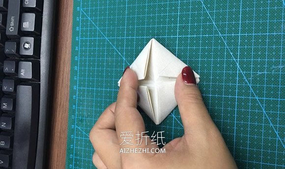 怎么折纸做中秋节花灯的手工制作方法图解- www.aizhezhi.com