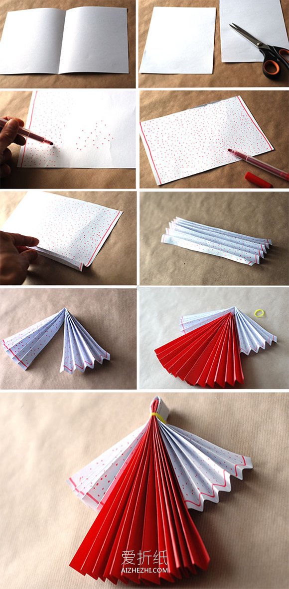 幼儿园怎么制作纸娃娃挂饰的方法教程- www.aizhezhi.com