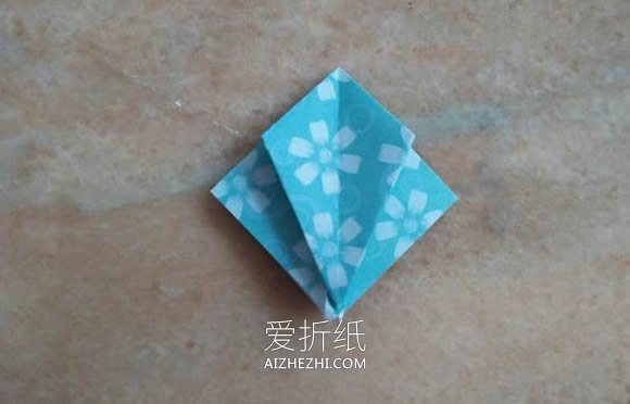 怎么简单折纸小雨伞的折法图解步骤- www.aizhezhi.com