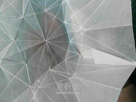 怎么手工折纸复杂立体钻石的折法图解过程- www.aizhezhi.com