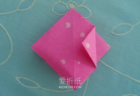 怎么简单折纸四方垃圾收纳盒的折法图解- www.aizhezhi.com