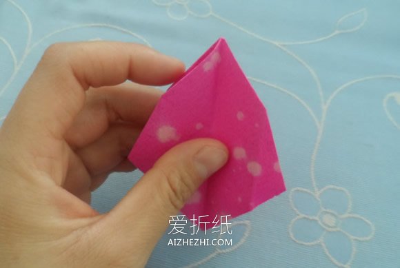 怎么简单折纸四方垃圾收纳盒的折法图解- www.aizhezhi.com