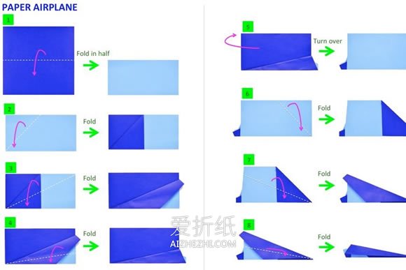 [视频]怎么用折纸飞机手工制作彩虹墙饰的方法- www.aizhezhi.com