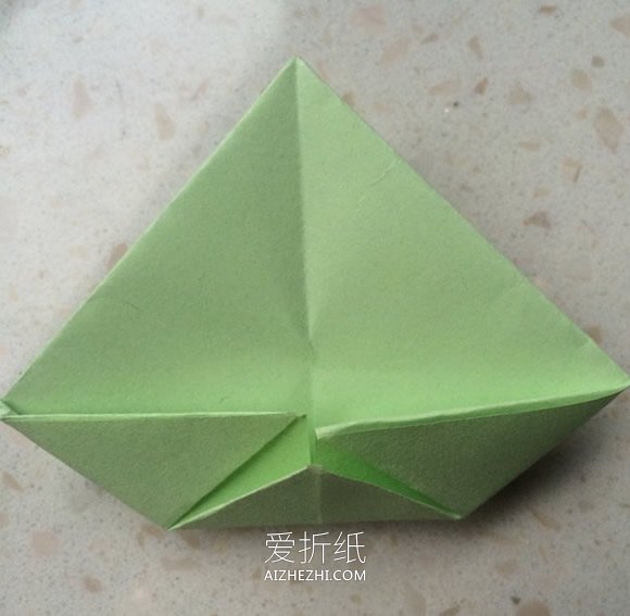 简单折纸收纳纸盒怎么折的过程步骤图解- www.aizhezhi.com