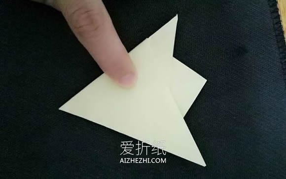 怎么剪纸六瓣实心雪花的剪法图解教程- www.aizhezhi.com