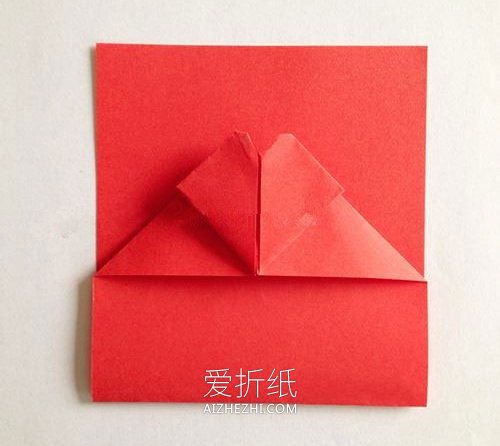 怎么手工折纸春节爱心红包的折法图解- www.aizhezhi.com