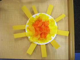 幼儿园怎么做纸盘太阳的制作方法教程