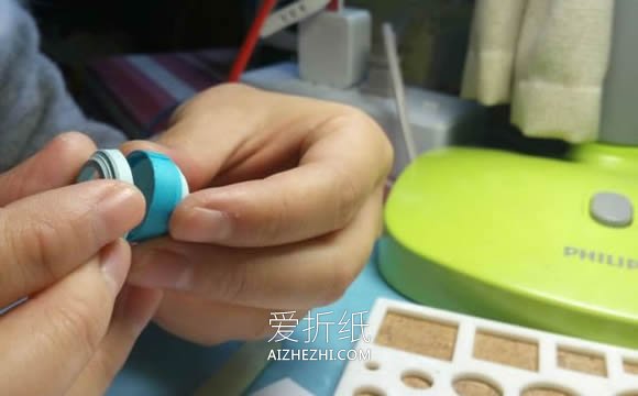 怎么做衍纸茶壶的制作方法图解教程- www.aizhezhi.com