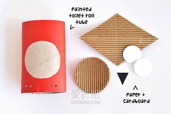幼儿怎么做卷纸芯猫头鹰挂件的制作方法教程- www.aizhezhi.com