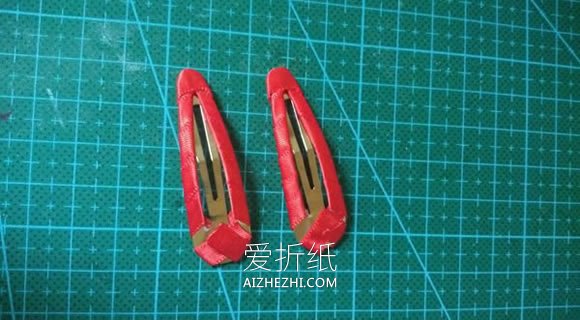 怎么用缎带纱布做儿童蝴蝶结发夹的制作方法- www.aizhezhi.com