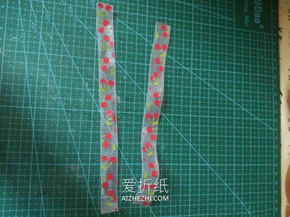 怎么用缎带纱布做儿童蝴蝶结发夹的制作方法- www.aizhezhi.com