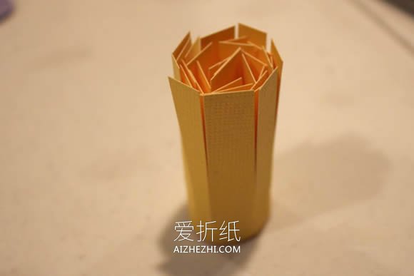 怎么做巨型彩纸牡丹花的制作方法图解步骤- www.aizhezhi.com