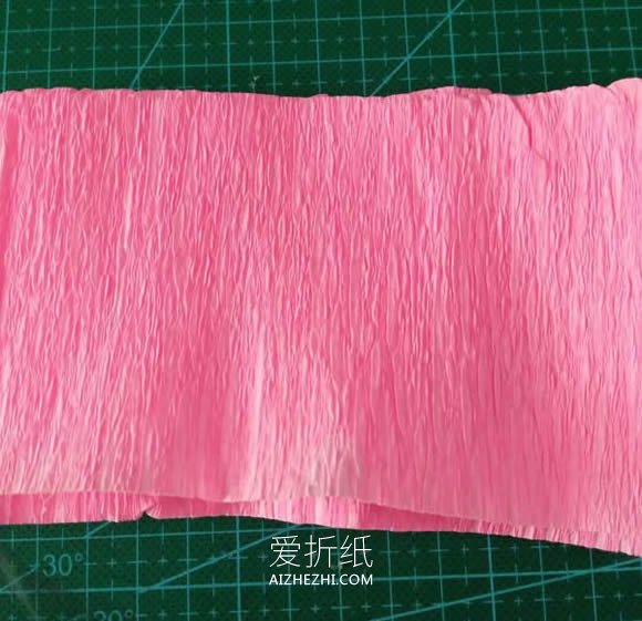 怎么做美丽皱纹纸花的简单制作方法图解- www.aizhezhi.com