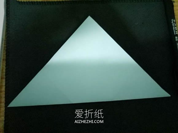 幼儿手工折纸猫头怎么折的简单图解教程- www.aizhezhi.com