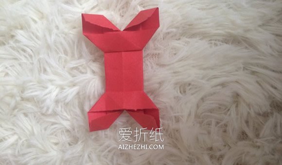 怎么简单折纸骨头的折法图解步骤- www.aizhezhi.com