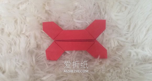 怎么简单折纸骨头的折法图解步骤- www.aizhezhi.com