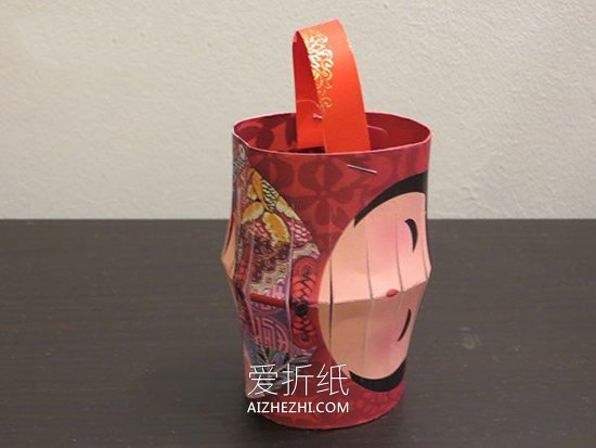 怎么用红包做纸灯笼的制作方法教程- www.aizhezhi.com