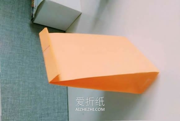 怎么做简单礼品纸袋的折纸方法图解教程- www.aizhezhi.com