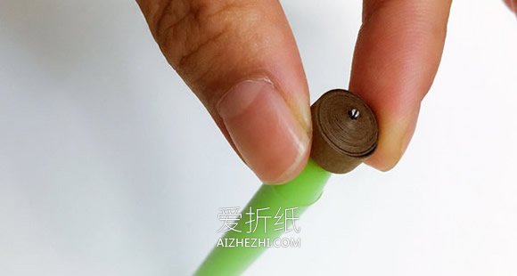 怎么做衍纸向日葵画的制作方法步骤图解- www.aizhezhi.com