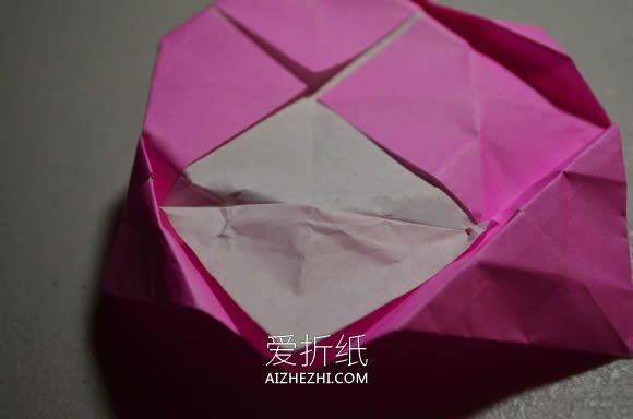 怎么折纸莲花和叶子的折法步骤图解- www.aizhezhi.com