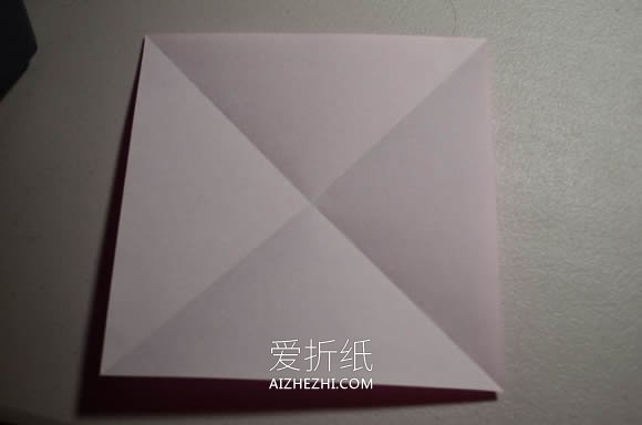 怎么折纸莲花和叶子的折法步骤图解- www.aizhezhi.com