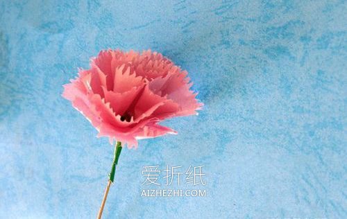 怎么做简单康乃馨的做法手工制作教程- www.aizhezhi.com