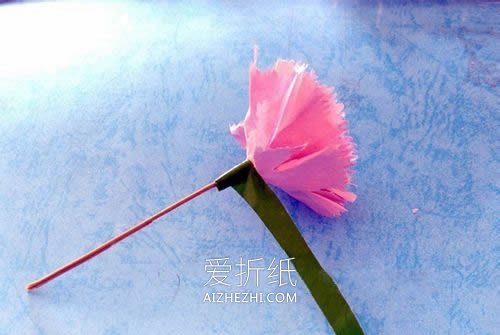 怎么做简单康乃馨的做法手工制作教程- www.aizhezhi.com