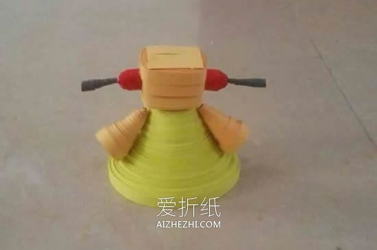 怎么做衍纸机器人的制作方法图解步骤- www.aizhezhi.com