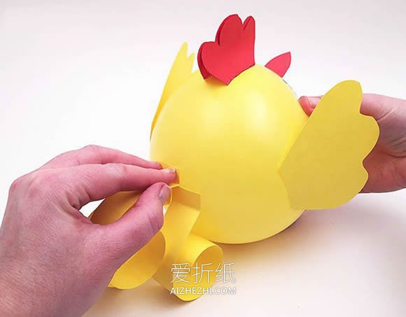 怎么用气球制作小鸡的手工制作教程- www.aizhezhi.com