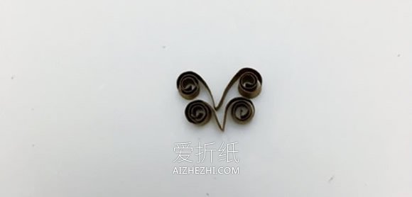 怎么做双色衍纸花装饰画的手工制作教程- www.aizhezhi.com