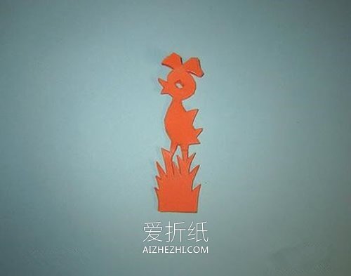 怎么简单剪纸8只小鸡的剪法步骤图解- www.aizhezhi.com