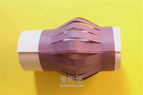 怎么用卡纸做装饰花瓶的手工制作教程- www.aizhezhi.com