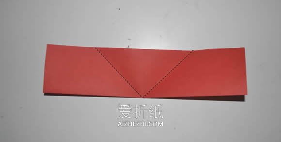 怎么简单折纸爱心书签的折法步骤图解- www.aizhezhi.com