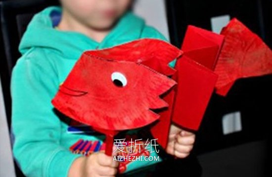 儿童怎么做简易舞龙玩具的手工制作教程- www.aizhezhi.com