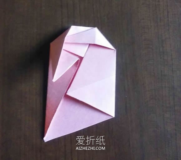怎么简单快速折纸玫瑰花的折法图解步骤- www.aizhezhi.com