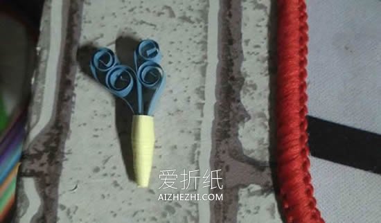 怎么简单做衍纸盆栽的手工制作方法教程- www.aizhezhi.com
