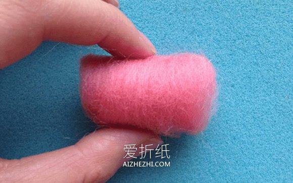 怎么做羊毛毡乔巴帽子的手工制作图解教程- www.aizhezhi.com