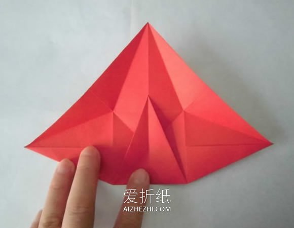 怎么手工折纸圣诞花环的折法步骤图解- www.aizhezhi.com