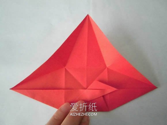 怎么手工折纸圣诞花环的折法步骤图解- www.aizhezhi.com