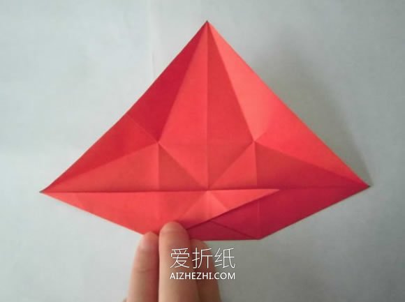 怎么手工折纸圣诞花环的折法步骤图解- www.aizhezhi.com