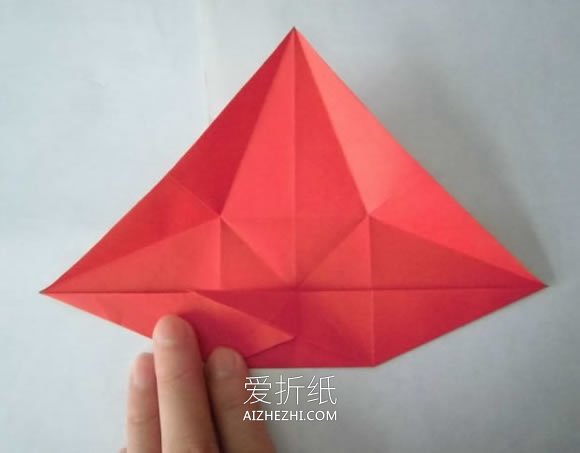 怎么手工折纸圣诞花环的折法步骤图解- www.aizhezhi.com