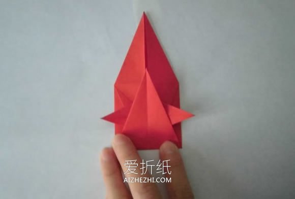 怎么手工折纸圣诞花环的折法步骤图解- www.aizhezhi.com