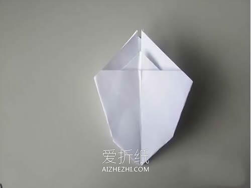 幼儿怎么简单折纸草莓的折法步骤教程- www.aizhezhi.com