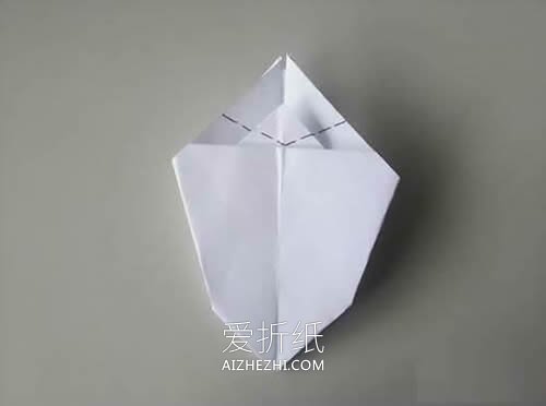 幼儿怎么简单折纸草莓的折法步骤教程- www.aizhezhi.com