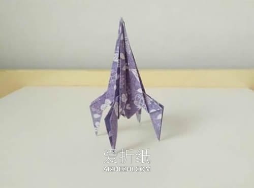 怎么简单折纸火箭的折法图解教程- www.aizhezhi.com
